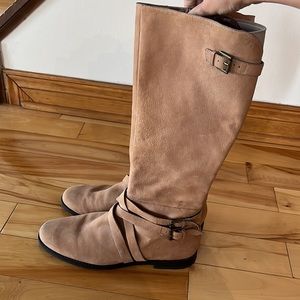 Cole Haan Leather Camel Boots *worn once*